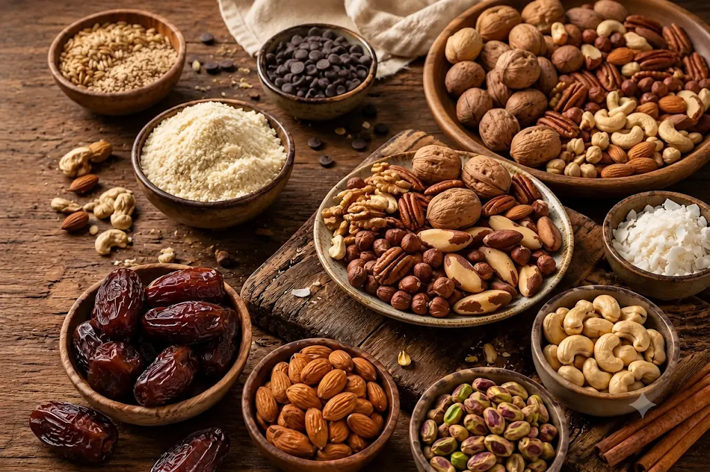 Clean natural baking ingredients