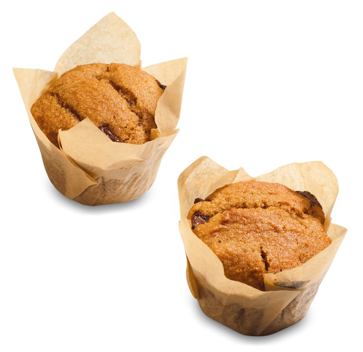 Close-up detail of Carrot Muffins showing texture and craft